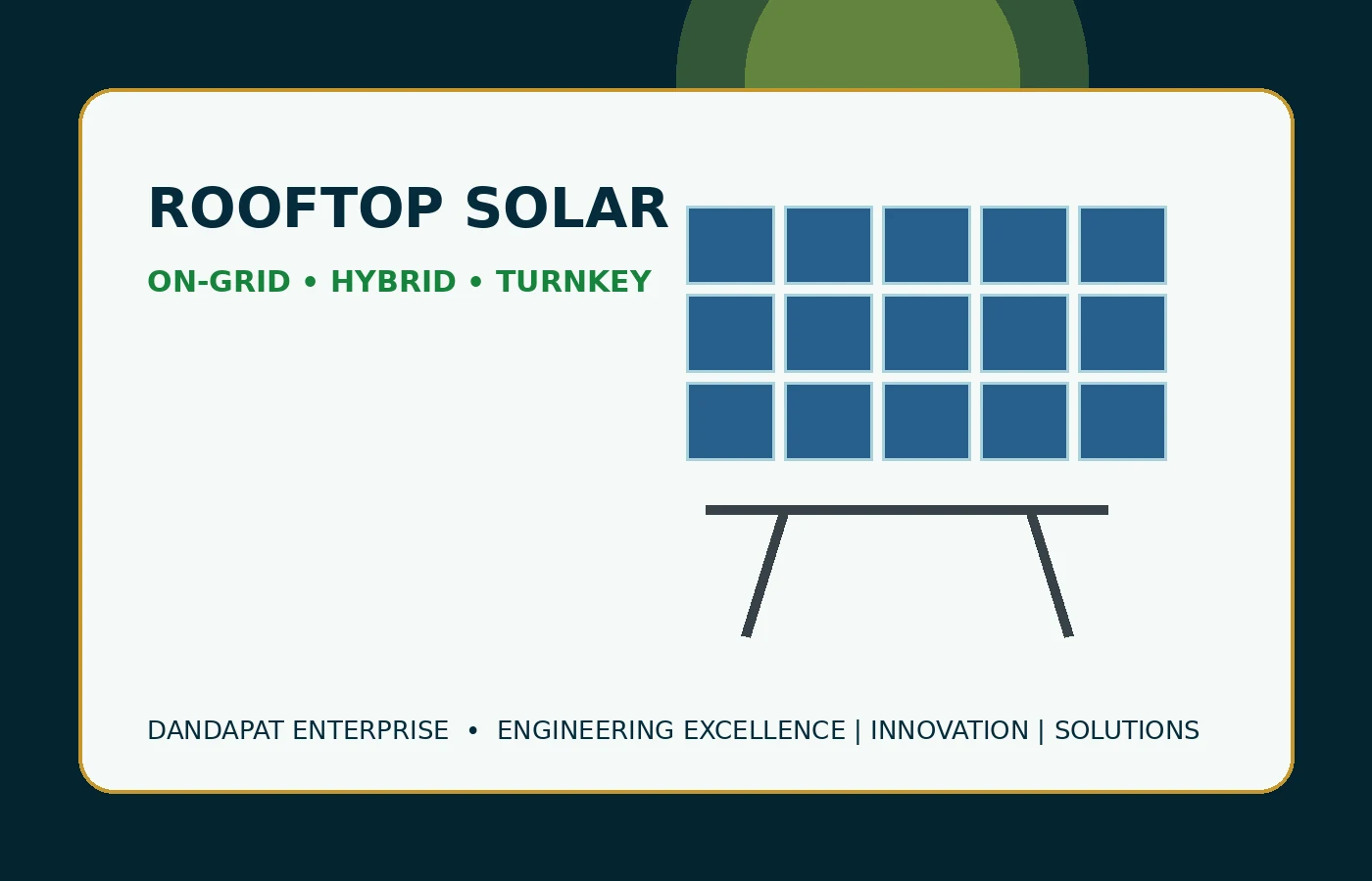 Integrated solar and electrical technology infrastructure